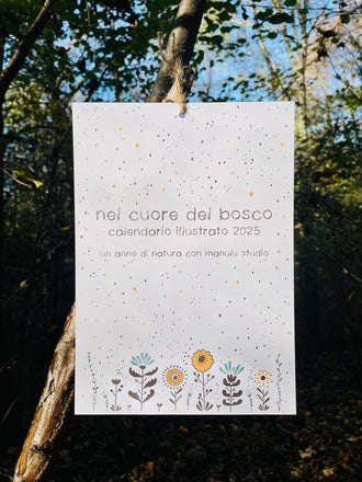 Eco-Friendly Manulu Studio's Illustrated Italian Calendar 2025 