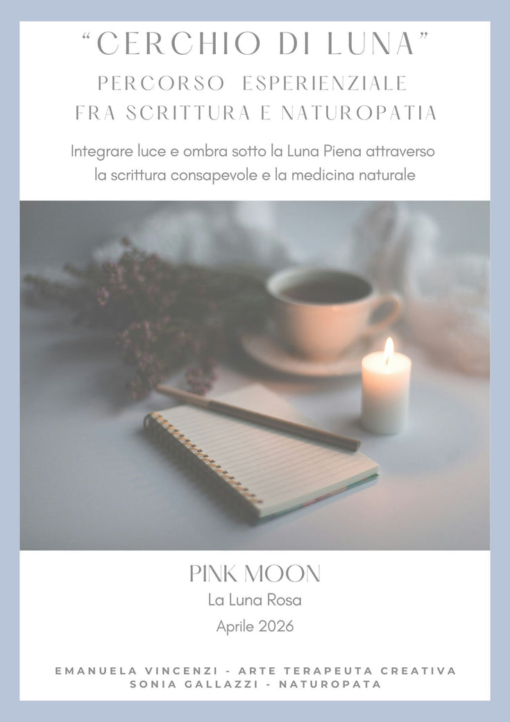 Cerchio di Luna "Pink Moon" | Esperienza Online di Scrittura Consapevole e Naturopatia