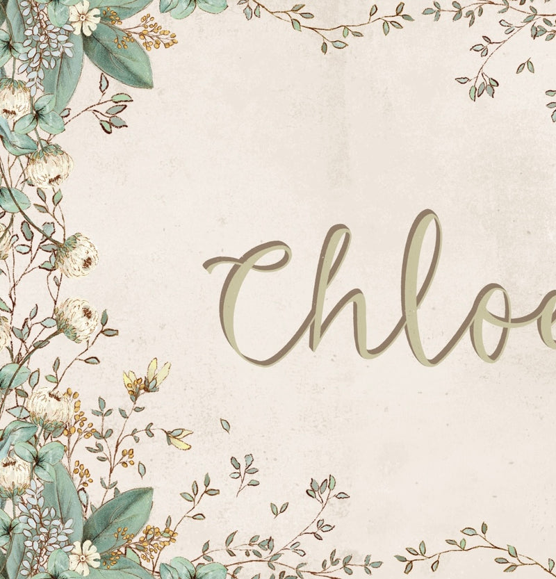 "Elegant Bloom” - Custom Floral Print by Manulu Studio