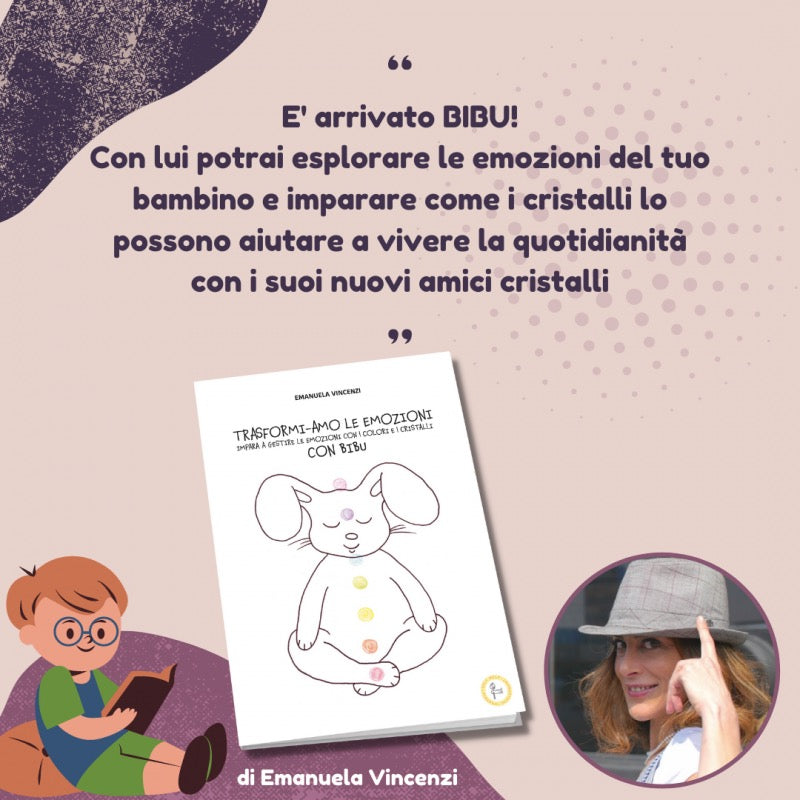 "Trasformi-AMO le emozioni con Bibu" - libro da colorare per bambini