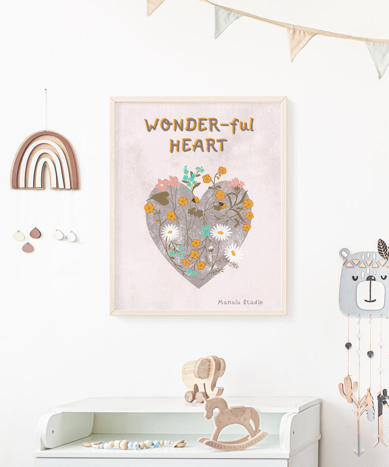 "Wonder Heart" Art Print