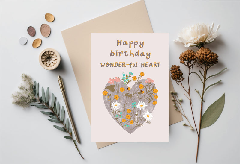 "Wonder Heart" Greeting Card