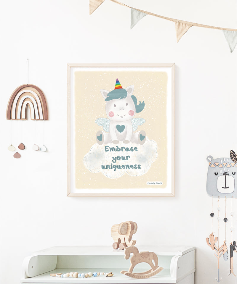 "Embrace your uniqueness" Art Print