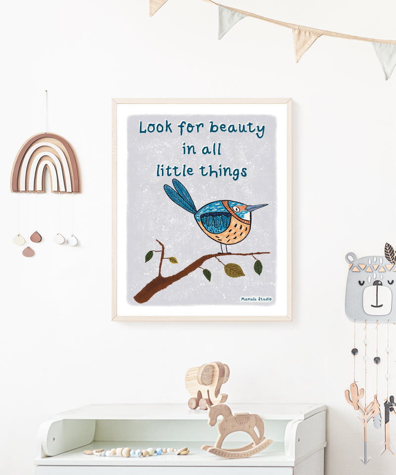 Stampa Illustrata "Beauty in little things"