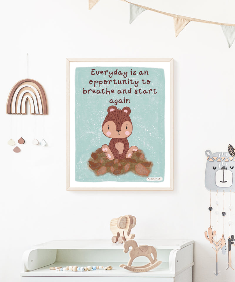 handcrafted and sustainable art print